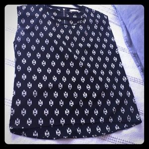Paper Kite Black patterned Top - Sz M